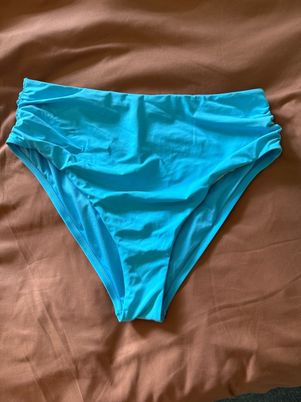 Swimsuits For All High-Waist Bikini Bottoms - Aqua Blue